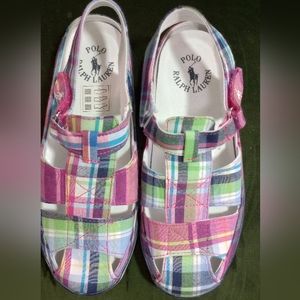 🔖POLO RALPH LAUREN CANVAS SANDAL (GIRLS)